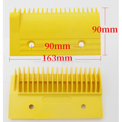 19 Teeth Yellow Comb Plate for Hitachi Escalators